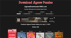 Desktop Screenshot of jigsawdownloads1000.com